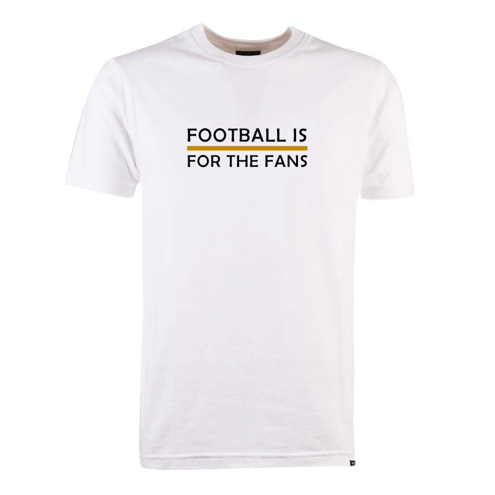 Amber Football Is For The Fans - White T-Shirt 1 Amber Football Is For The Fans - White T-Shirt