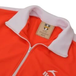 BUKTA Heritage Track Top Red With White Panels/Cuffs/W'Band -Jack Men Style Shop bukjred2 2