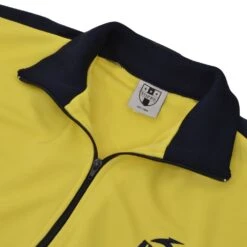 BUKTA Track Top Yellow With Navy Panels/Cuffs/W'Band -Jack Men Style Shop bukjyeln1 2