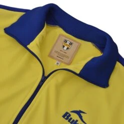 BUKTA Track Top Yellow With Royal Panels/Cuffs/W'Band -Jack Men Style Shop bukjyelr1 2