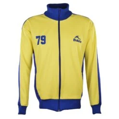 BUKTA Heritage Track Top Yellow With Royal Panels/Cuffs/W'B