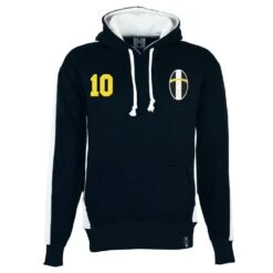 Piemonte Calcio Retro Number 10 Retro Hoodie