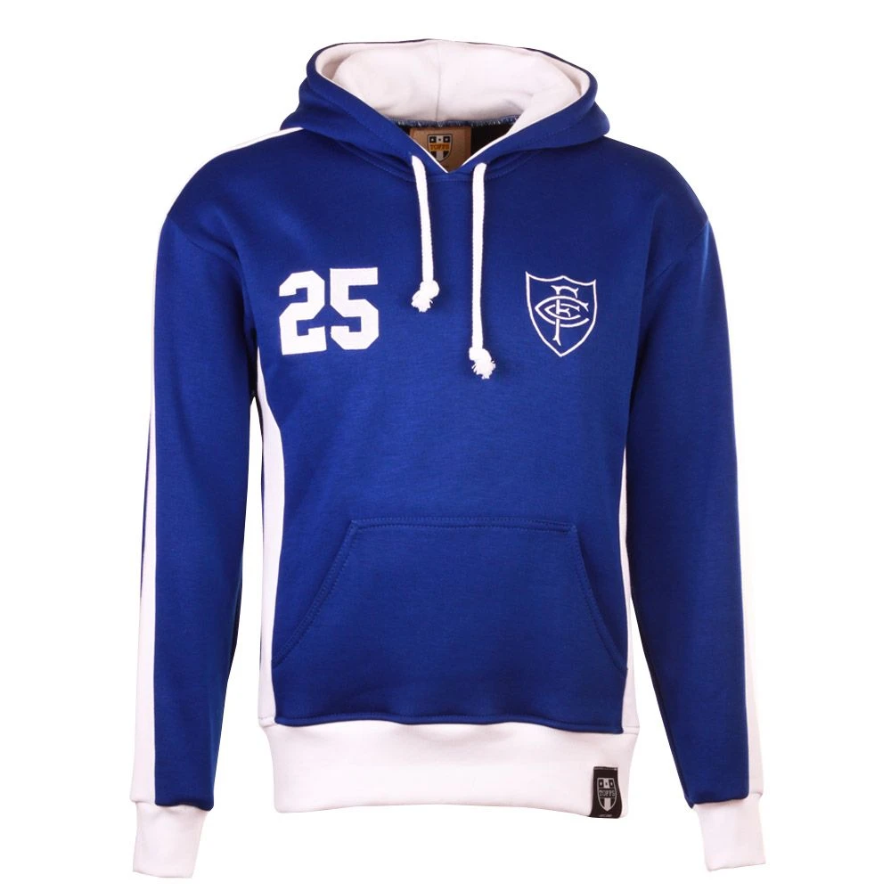 Chelsea Number 25 Retro Hoodie - Royal/White 1 Chelsea Number 25 Retro Hoodie - Royal/White
