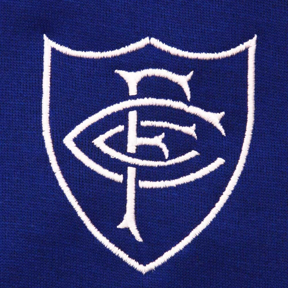 Chelsea Number 25 Retro Hoodie - Royal/White 2 Chelsea Number 25 Retro Hoodie - Royal/White - Image 2