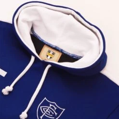 Chelsea Number 25 Retro Hoodie - Royal/White 5 Chelsea Number 25 Retro Hoodie - Royal/White -Jack Men Style Shop h0050 2