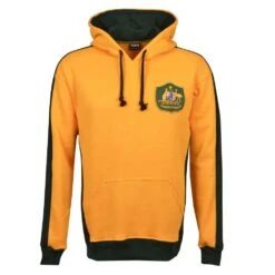Australia Hoodie 1980s Amber/Bottle Green