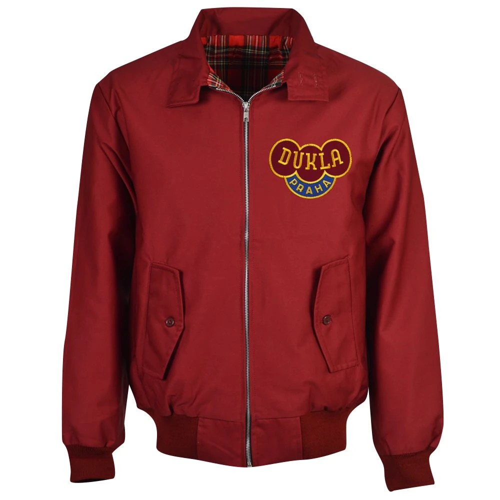 Dukla Prague Maroon Harrington Jacket 1 Dukla Prague Maroon Harrington Jacket