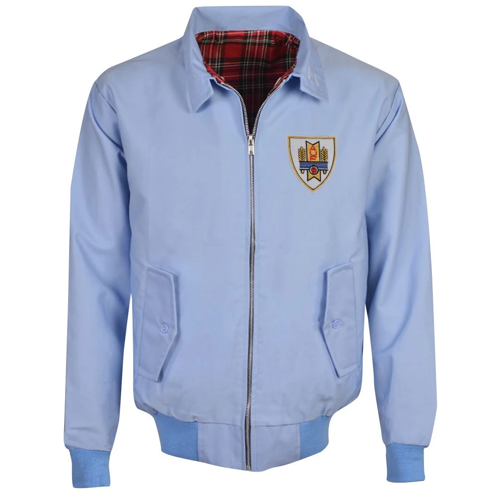 Uruguay Light Blue Harrington Jacket 1 Uruguay Light Blue Harrington Jacket