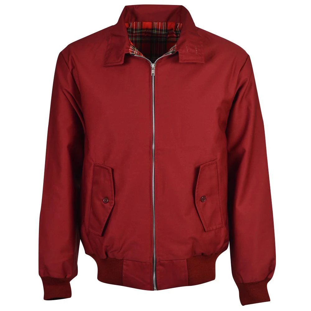 Harrington Jacket Burgundy 1 Harrington Jacket Burgundy