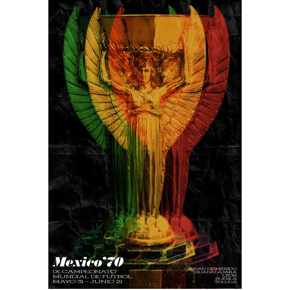 Pennarello: World Cup - Mexico 70 T-Shirt - Green 2 Pennarello: World Cup - Mexico 70 T-Shirt - Green - Image 2