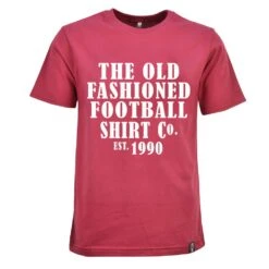 The Old Fashioned Football Shirt Co. - Maroon T-Shirt