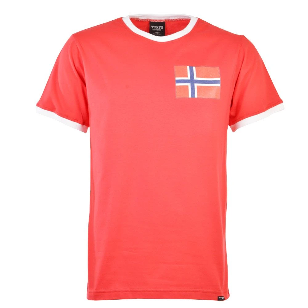Norway 12th Man T-Shirt - Red/White Ringer 1 Norway 12th Man T-Shirt - Red/White Ringer