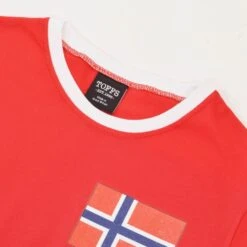 Norway 12th Man T-Shirt - Red/White Ringer 5 Norway 12th Man T-Shirt - Red/White Ringer -Jack Men Style Shop print0280 2