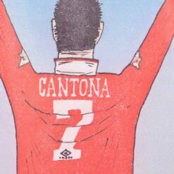 Pennarello: I Am Cantona Zipped Hoodie - Red -Jack Men Style Shop print0303 2