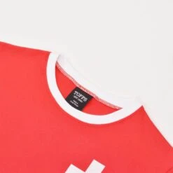 Switzerland 12th Man- Red/White Ringer -Jack Men Style Shop print0307 2
