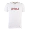 Red Football Is For The Fans - White T-Shirt