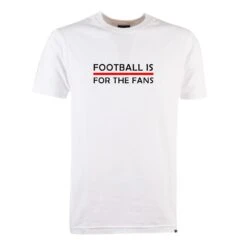 Red Football Is For The Fans - White T-Shirt