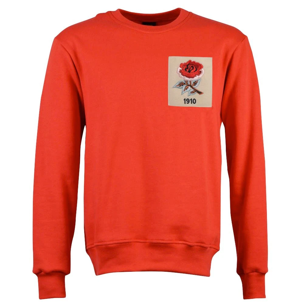 England Rose 1910 Red Sweatshirt 1 England Rose 1910 Red Sweatshirt