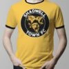 Shadwell Town T-shirt - Amber/Black Ringer