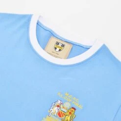 Manchester City 12th Man T-Shirt - Sky/White Ringer -Jack Men Style Shop t0079 2
