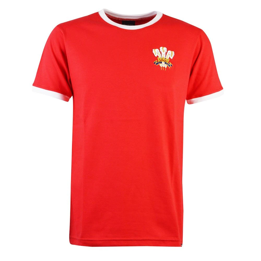 Wales Rugby T-Shirt - Red/White Ringer 1 Wales Rugby T-Shirt - Red/White Ringer