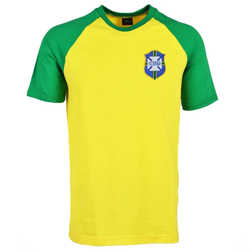 Brazil Raglan Sleeve Yellow/Green T-Shirt 1 Brazil Raglan Sleeve Yellow/Green T-Shirt