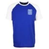 Greece Raglan Sleeve Royal/White T-Shirt