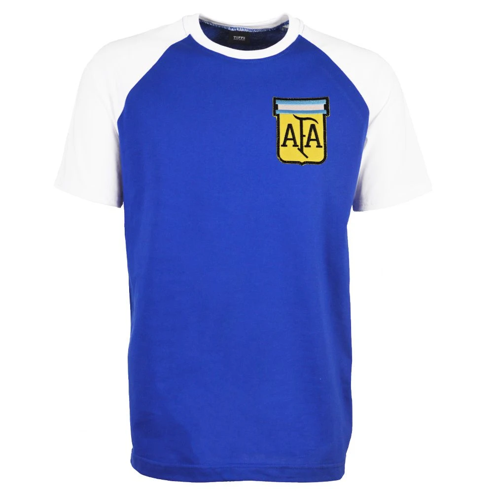 Argentina Away Raglan Sleeve Royal/White T-Shirt 1 Argentina Away Raglan Sleeve Royal/White T-Shirt