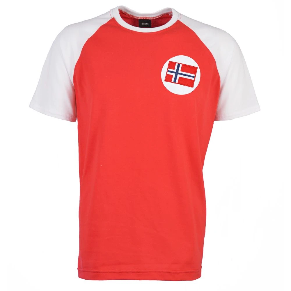 Norway Raglan Sleeve Red/White T-Shirt 1 Norway Raglan Sleeve Red/White T-Shirt