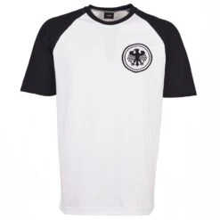 Germany Raglan Sleeve White/Black T-Shirt