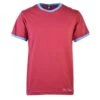 Toffs Retro Maroon/Sky Tee Shirt