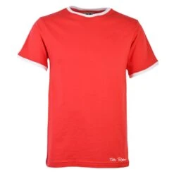 Toffs Retro Red/WhiteTee Shirt