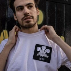 Wales Feathers 1905 White T-Shirt -Jack Men Style Shop wales prod 11