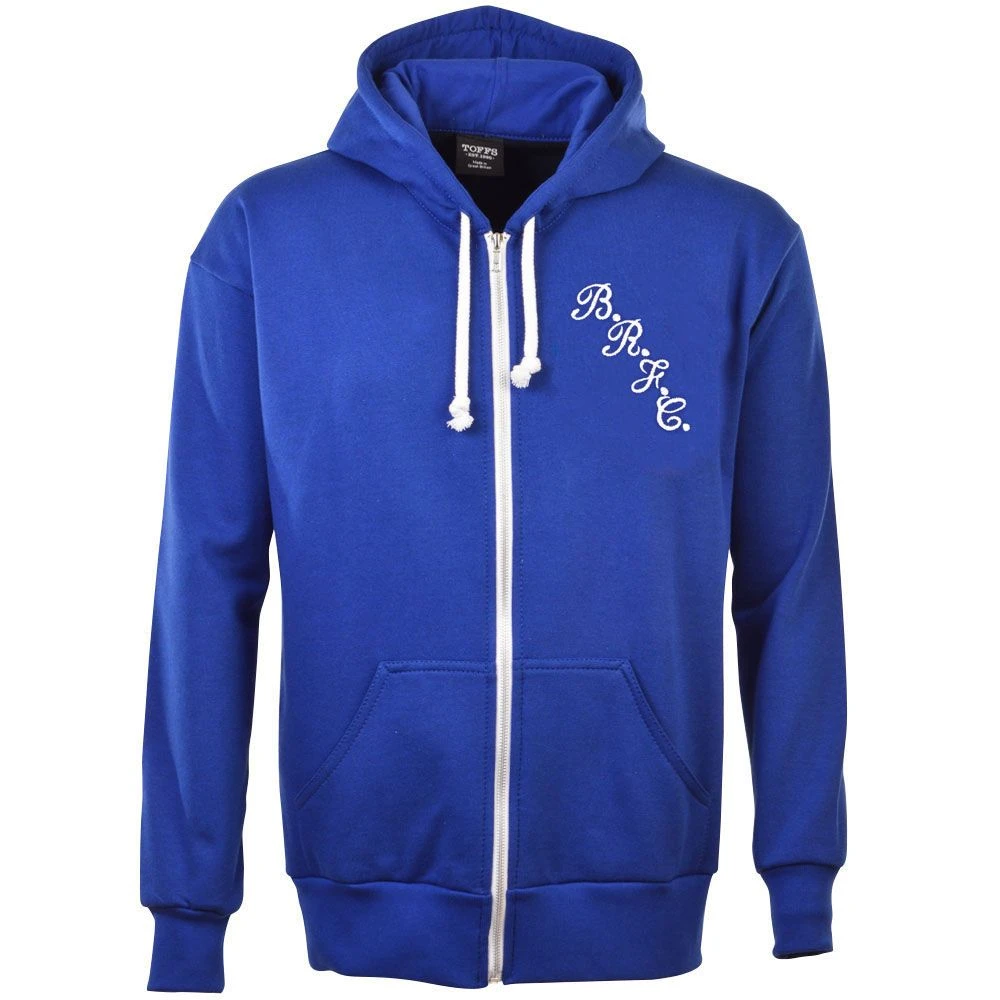 Bristol Rovers FC Zipped Hoodie - Royal 1 Bristol Rovers FC Zipped Hoodie - Royal