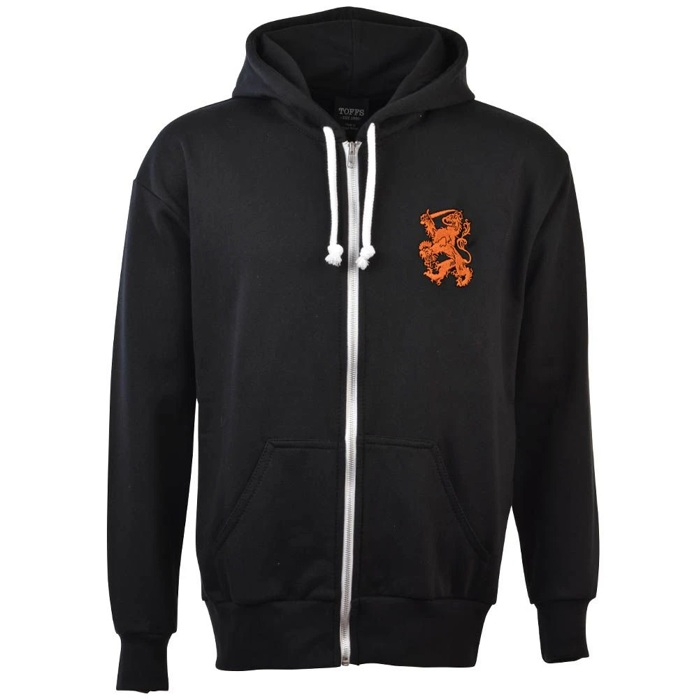 Holland Zipped Hoodie - Black 1 Holland Zipped Hoodie - Black